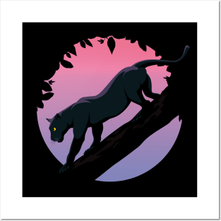 Black Panther Jungle Animal Posters and Art